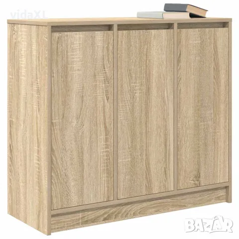 vidaXL Сайдборд, дъб сонома, 85x34x76 см, инженерно дърво, снимка 4 - Бюфети - 56148399