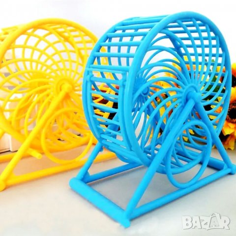 Пластмасово колело за хамстер. Сфера за хамстер. Колело за хамстерче. Играчки за хамстери. Гризачи , снимка 3 - За гризачи - 34292716