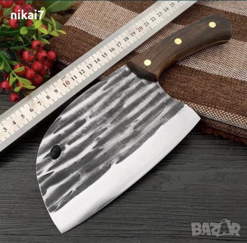 кухненски сатър масивен удобен за месо риба кълцане нерьждаема стомана, снимка 1 - Ножове - 42101446