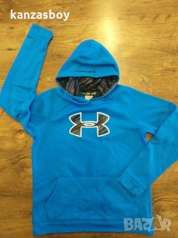 Under Armour Boys Armour Fleece Storm - страхотно юношеско горнище КАТО НОВО, снимка 6 - Детски анцузи и суичери - 35371664