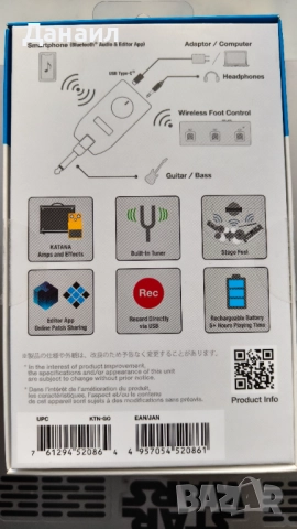 Boss Katana GO - усилвател за китара, снимка 6 - Китари - 52806154