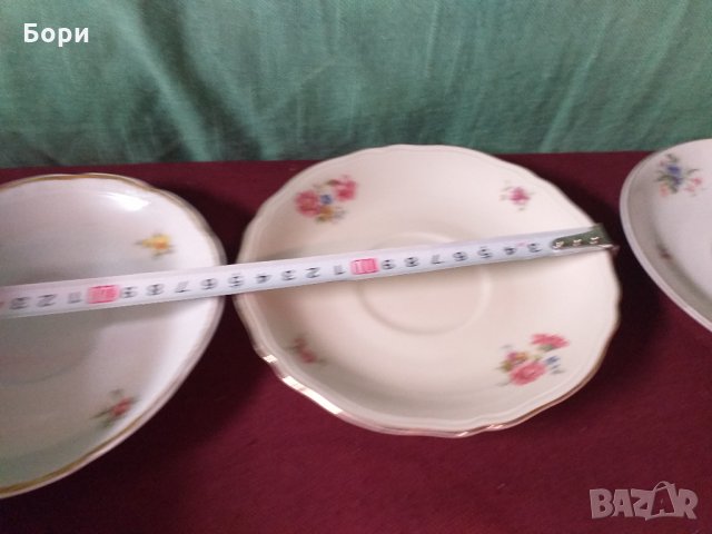 Баварски порцелан 15 броя чинийки, снимка 13 - Чинии - 34497577
