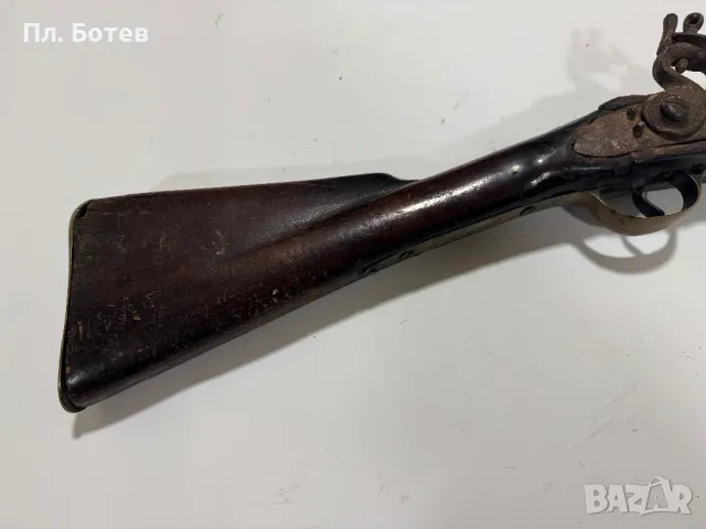 Стара кремъчна пушка, снимка 2 - Антикварни и старинни предмети - 48358925