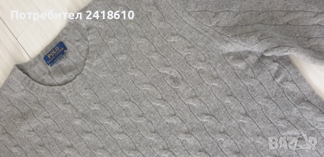 POLO Ralph Lauren Cable Merino/ Cashmere  Knit Mens Size XL  ОРИГИНАЛ! Mъжки Пуловер