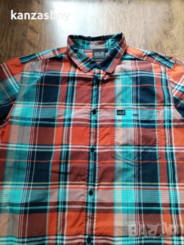 jack wolfskin - страхотна мъжка риза L, снимка 3 - Тениски - 50583718