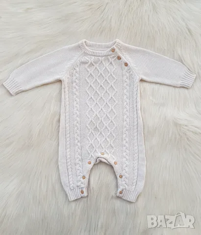 Плетен ромпър H&M 1-2 месеца ръст 56см. , снимка 1