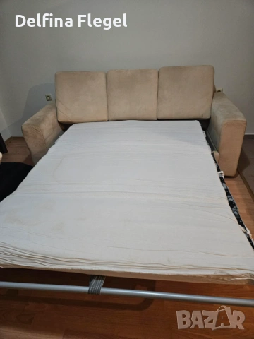 ПОДАРЯВАМ разтегателен диван (механизъм с ламели) – Слънчев бряг - Free sofa bed, снимка 5 - Дивани и мека мебел - 54342102