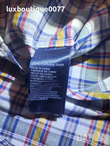 Риза Tommy Hilfiger L regular fit, снимка 5 - Ризи - 51636406