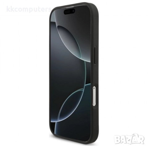 Оригинален кейс Guess Big 4G Logo Classic, За iPhone 17 (6.3), Черен и Протектор, снимка 6 - Калъфи, кейсове - 51795203