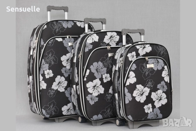 Комплект 3 куфара - Текстил