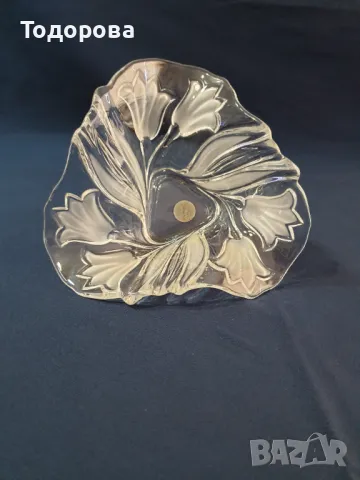 Кристална немска купа,бомбониера, снимка 4 - Сервизи - 47323110