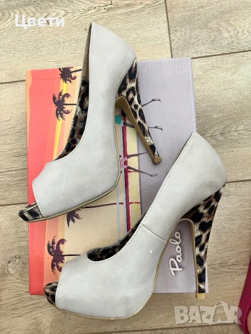 Обувки на ток, снимка 2 - Дамски обувки на ток - 50496583