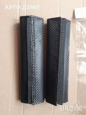 ТОП Цена за 2 бр-20 лв карбон кожа калъфи протектори за авто колан на кола автомобил джип , снимка 7 - Аксесоари и консумативи - 50579367
