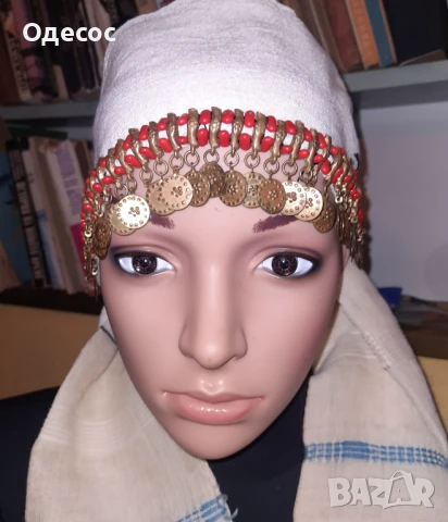 Автентичен етнографски накит за глава, снимка 8 - Антикварни и старинни предмети - 45783655