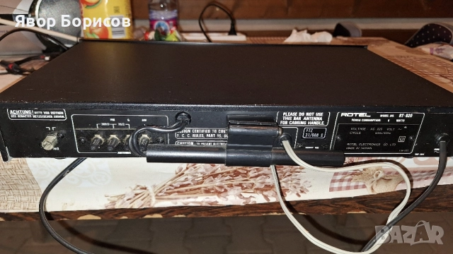 ROTEL RT-820, снимка 9 - Ресийвъри, усилватели, смесителни пултове - 52123743