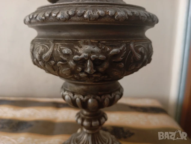 Бароков свещник,кана за декорация, снимка 5 - Други ценни предмети - 50836446