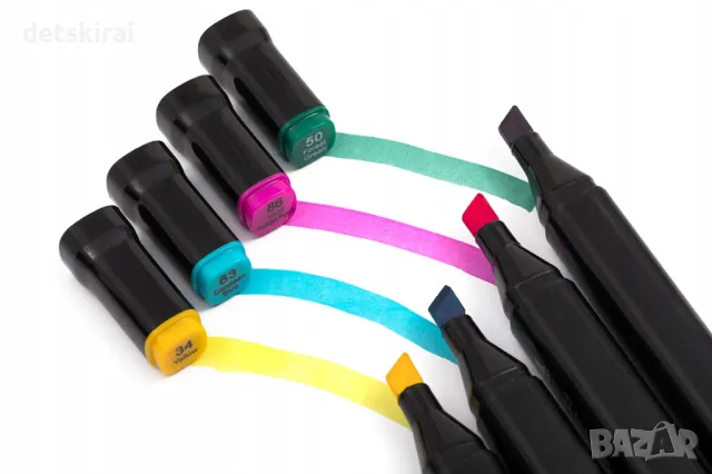 Комплект 48Touch маркера двувърхи, снимка 4 - Рисуване и оцветяване - 49371292