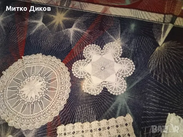 Покривки плетени на една кука 4 броя №3 нови, снимка 4 - Декорация за дома - 49680864