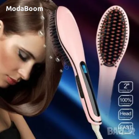 Четка за изправяне на коса Luxury , снимка 4 - Преси за коса - 48505435