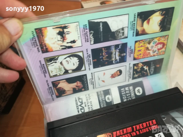 DREAM THEATER-ORIGINAL VHS VIDEO TAPE 1507251544, снимка 14 - Други жанрове - 51029461