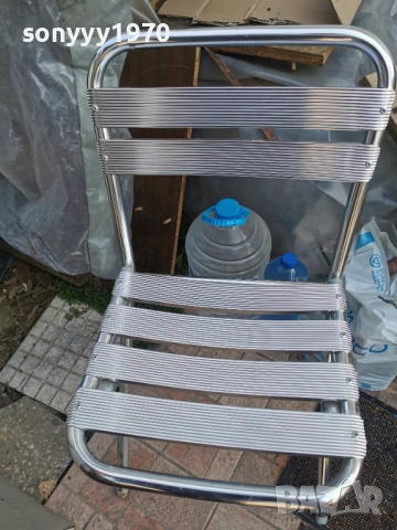 сгъваем стол-алуминиев от германия 1304261724LCHERY1, снимка 10 - Столове - 54181450