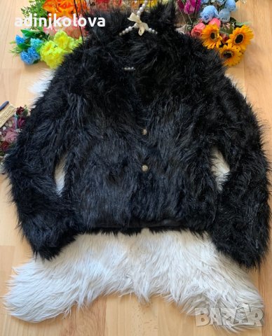 Пухкаво късо палто, снимка 1