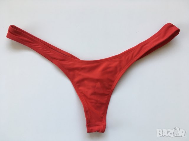 Червени бански бикини / монокини прашка , снимка 3 - Бански костюми - 36899419