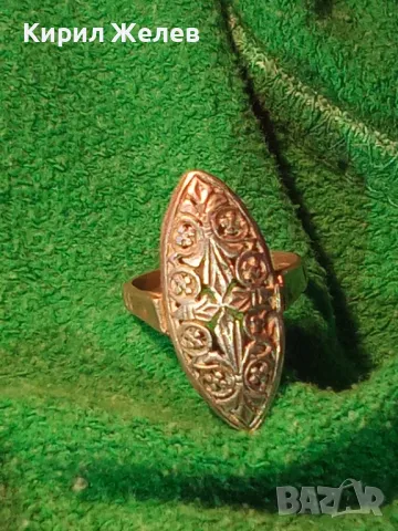 СТАРИНЕН ФЛОРАЛЕН АЖУРЕН СРЕБЪРЕН ПРЪСТЕН СРЕБРО ВИСОКА ПРОБА РЪЧНА МАЙСТРОСКА ИЗРАБОТКА 49304, снимка 16 - Антикварни и старинни предмети - 49957829