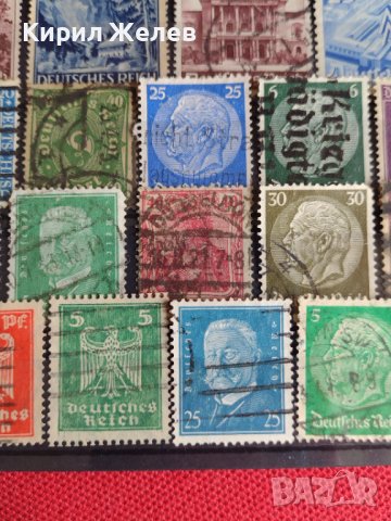 Пощенски марки серия DEUTSCHES REICH много стари уникати за колекционери - 21716, снимка 7 - Филателия - 36682380