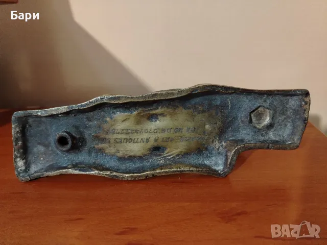 Старо бронзово чукало за врата - Кълвач, снимка 9 - Антикварни и старинни предмети - 48143691