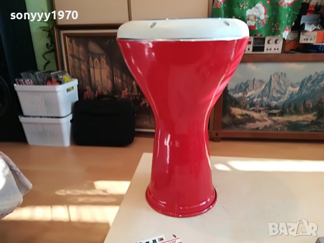 ЧЕРВЕНА ТАРАМБУКА 43СМ ВНОС СИРИЯ 1711221424, снимка 3 - Ударни инструменти - 38704643