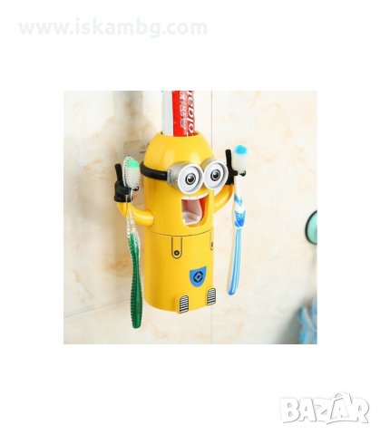 ДИСПЕНСЪР ЗА ПАСТА ЗА ЗЪБИ ВЪВ ФОРМАТА НА МИНЬОН - код 1302, снимка 6 - Други - 34048240