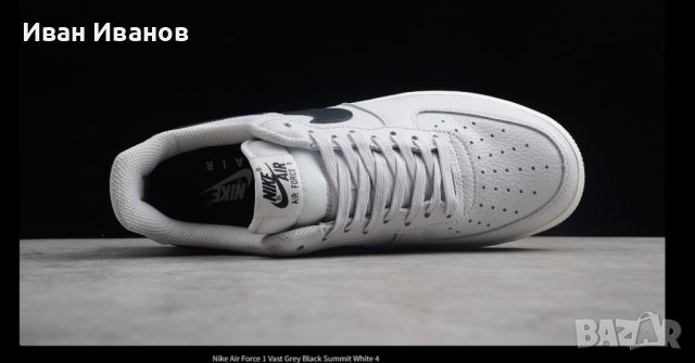 оригинални маратонки  Nike Air Force 1 Vast Grey  номер 44,5-45, снимка 2 - Маратонки - 42449039