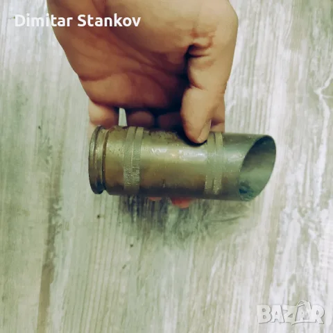 Ваза от стара военна  гюлза , снимка 10 - Антикварни и старинни предмети - 56434677