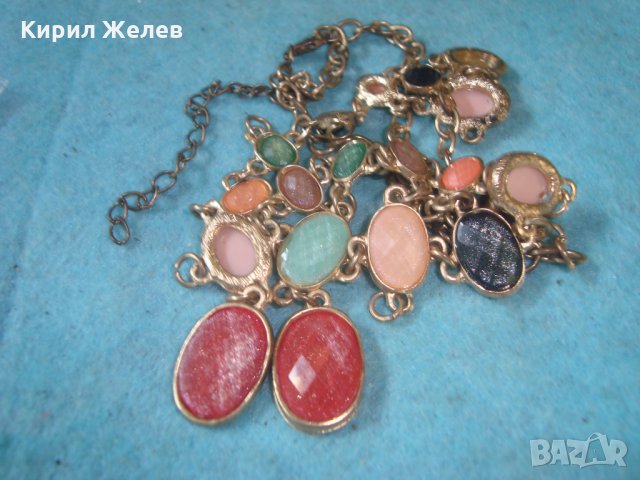 ВИНТИДЖ АРТ ДЕКО СТИЛ ФЕШЪН ОГЪРЛИЦА 203931, снимка 8 - Колиета, медальони, синджири - 35228371