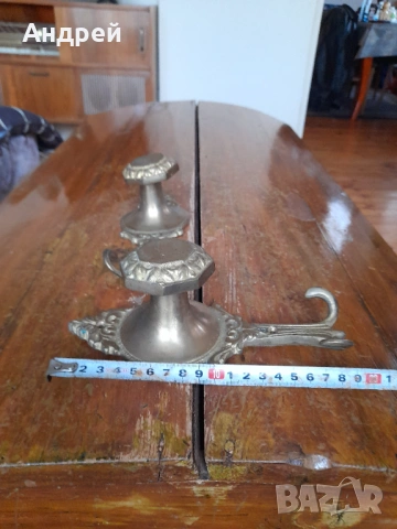 Стари месингови закачалки #2, снимка 5 - Други ценни предмети - 54070509