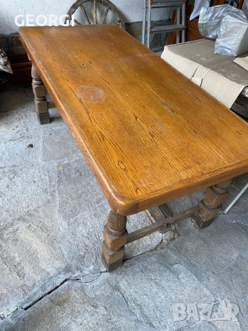 Трапезна маса-Дъб масив