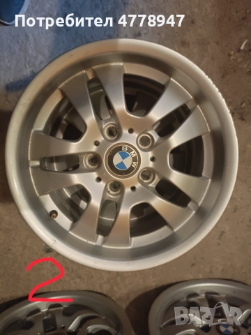 BMW лети джанти 16 цола , снимка 4 - Гуми и джанти - 53992064