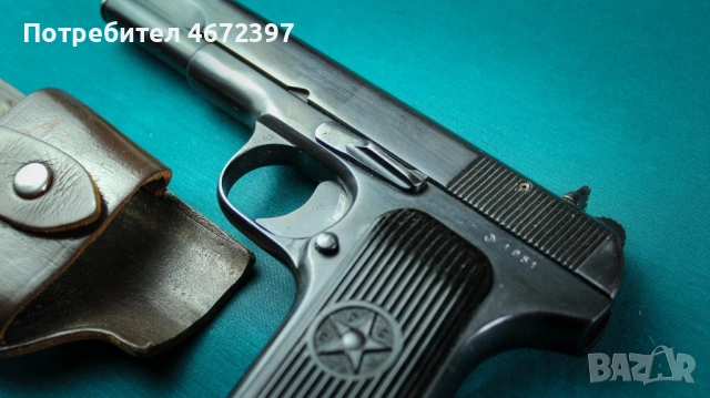 Деактивиран пистолет ТТ-33 7.62х25мм с кобур, снимка 6 - Бойно оръжие - 54038112