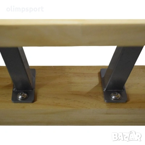 Гимнастическа пейка MAX, Дървена, 300х25х30 см /500621/ , снимка 2 - Спортна екипировка - 53224928