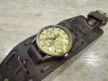 Часовник кожена каишка тип гривна, снимка 2
