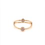 Златен дамски пръстен 1,53гр. размер:56 14кр. проба:585 модел:20109-6, снимка 1 - Пръстени - 42615493