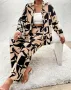 Ежедневен моден дамски комплект от две части с щампа, 3цвята , снимка 13