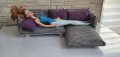 диван за кукли Барби, обзавеждане подходящо за къща за кукли, снимка 9