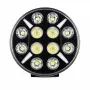 LED работен фар 7 инча 12-24V с 12 LED диода, снимка 1