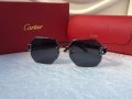 Cartier 2022 дамски слънчеви очила Осмоъгълник с камъни, снимка 5