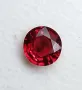 Наситено червен рубин с кръгла форма и тегло 0.82кт! VS чистота! Сертификат!, снимка 9