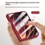 Xiaomi 18 Fold Магнитен Калъф, Стъкло, 360° Стойка – Черен, Червен и Сребрист, снимка 11