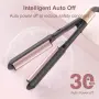 Професионална тройна преса за ретро къдрици AISEELY (20мм) – Керамична маша за плажни вълни и обем, снимка 2