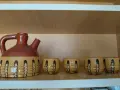 Глинен сервиз за ракия, снимка 1